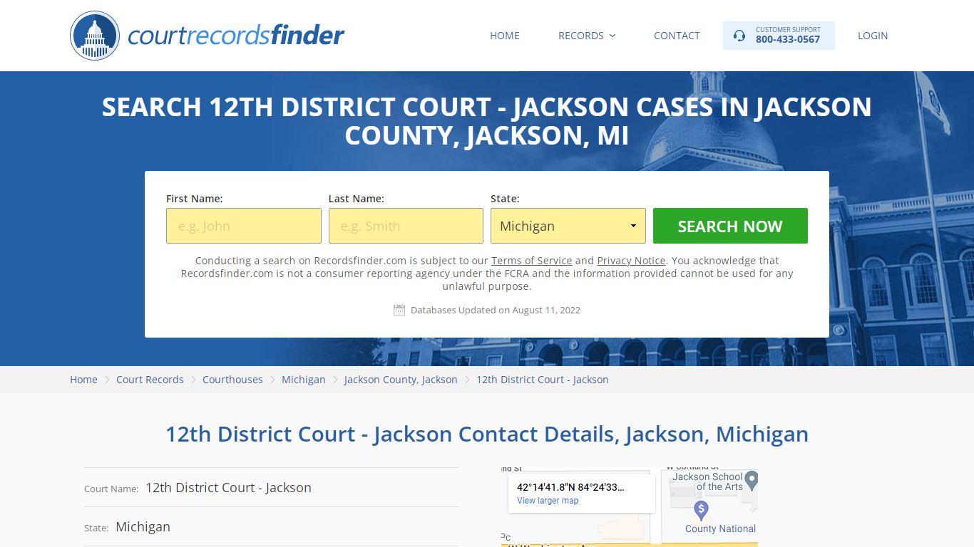 Jackson D12 Court Records
